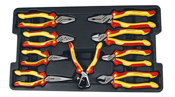 INSULATED PLIERS/CUTTERS 9 PC image of INSULATED PLIERS/CUTTERS 9 PC