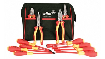 TOOLSET PLRS/SCRWDRVR/CTTR 12PCS image of TOOLSET PLRS/SCRWDRVR/CTTR 12PCS