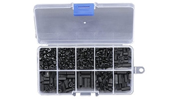BLACK NYLON SCREW AND STAND-OFF image of BLACK NYLON SCREW AND STAND-OFF
