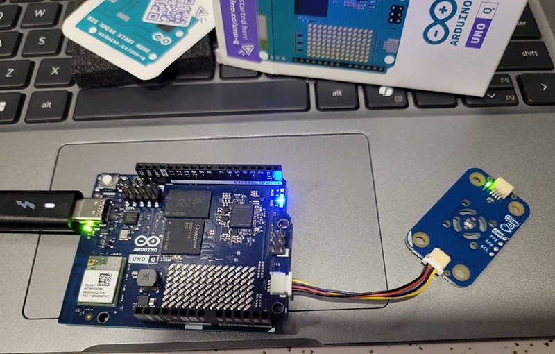 Getting Started with the Arduino UNO Q image of Getting Started with the Arduino UNO Q