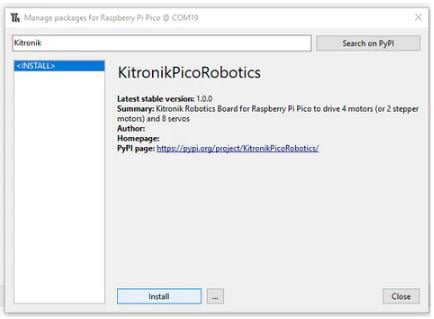 How to Manage Packages for Pico in Thonny Image of How to Manage Packages for Pico in Thonny