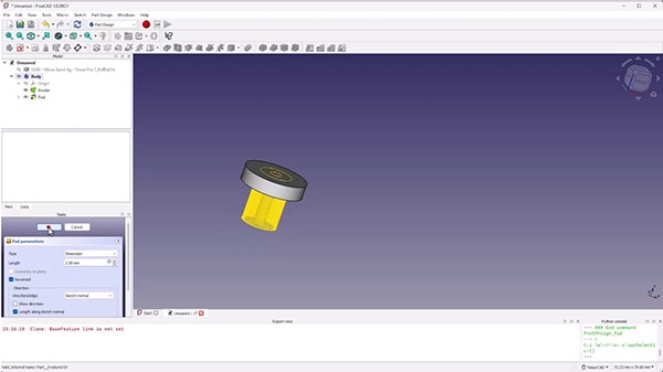 Intro to FreeCAD Part 5: Patterns and Boolean Operations Intro to FreeCAD Part 5: Patterns and Boolean Operations