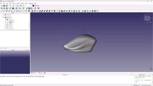 Intro to FreeCAD Part 8: Creating Curved Surfaces Intro to FreeCAD Part 8: Creating Curved Surfaces