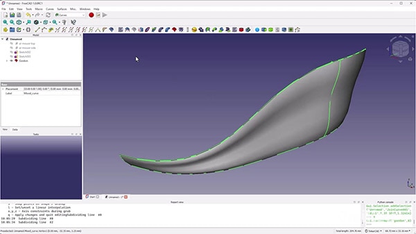 Intro to FreeCAD Part 8: Creating Curved Surfaces Intro to FreeCAD Part 8: Creating Curved Surfaces