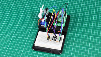 Image of Pico Inventor's Kit Experiment 7 - Seven Segment Display