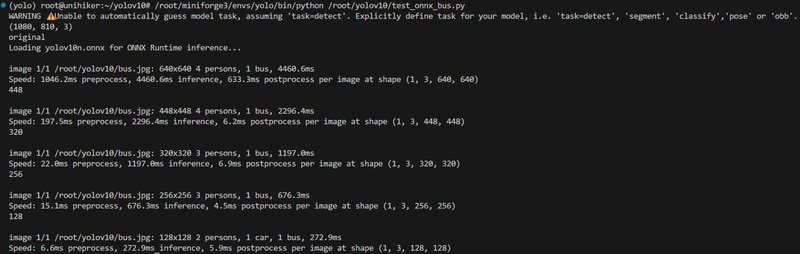 The terminal display shows image of The terminal display shows