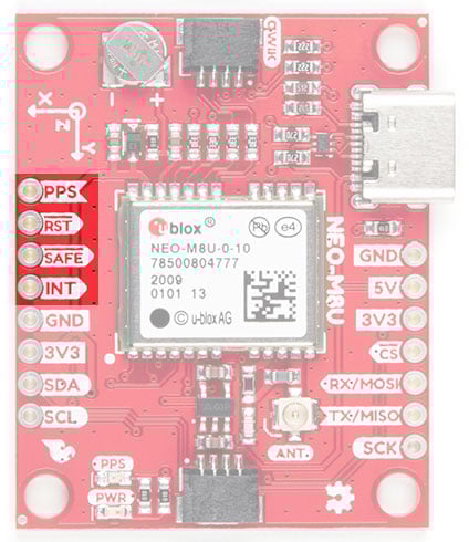 SparkFun GPS Dead Reckoning NEO-M8U Hookup Guide Image of SparkFun GPS Dead Reckoning NEO-M8U Hookup Guide