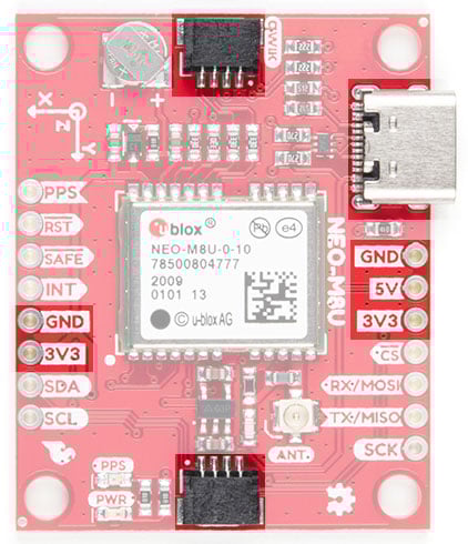 SparkFun GPS Dead Reckoning NEO-M8U Hookup Guide Image of SparkFun GPS Dead Reckoning NEO-M8U Hookup Guide