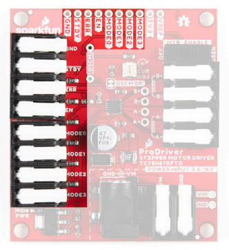SparkFun ProDriver and Mini Stepper Motor Driver Hookup Guide Image of SparkFun ProDriver and Mini Stepper Motor Driver Hookup Guide