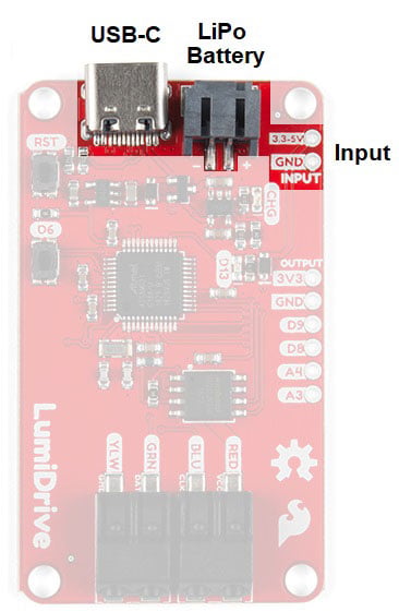 LumiDrive Hookup Guide Image of LumiDrive Hookup Guide