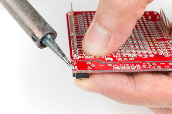 SparkFun Arduino ProtoShield Hookup Guide Image of SparkFun Arduino ProtoShield Hookup Guide