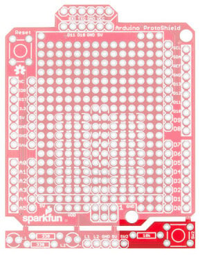 SparkFun Arduino ProtoShield Hookup Guide Image of SparkFun Arduino ProtoShield Hookup Guide