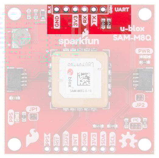 SparkFun GPS Breakout (ZOE-M8Q and SAM-M8Q) Hookup Guide Image of SparkFun GPS Breakout (ZOE-M8Q and SAM-M8Q) Hookup Guide
