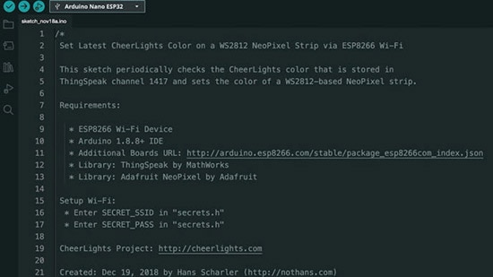 Getting Started with Cheerlights Getting Started with Cheerlights