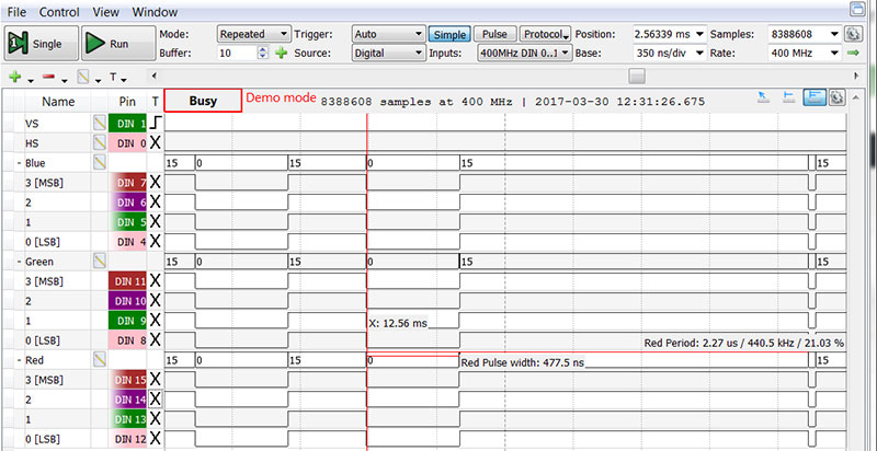 Decoding VGA Close-Up Image of Decoding VGA Close-Up