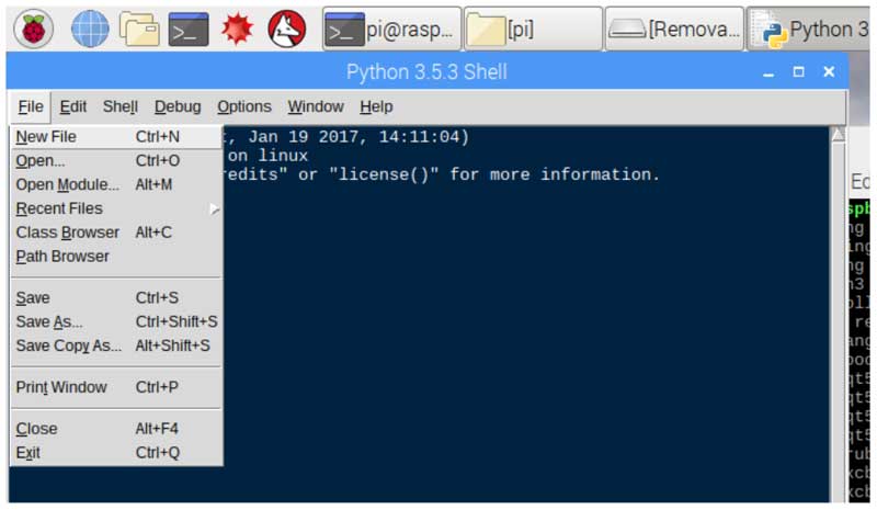 Creating a new file Image of Creating a new file