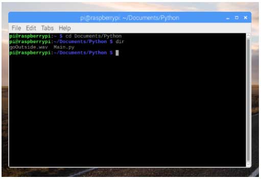 Running Program via Terminal Running Program via Terminal