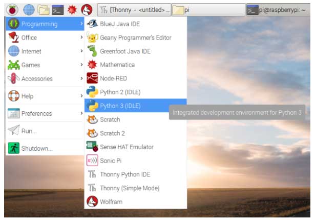 Running Programs via Python IDE Running Programs via Python IDE