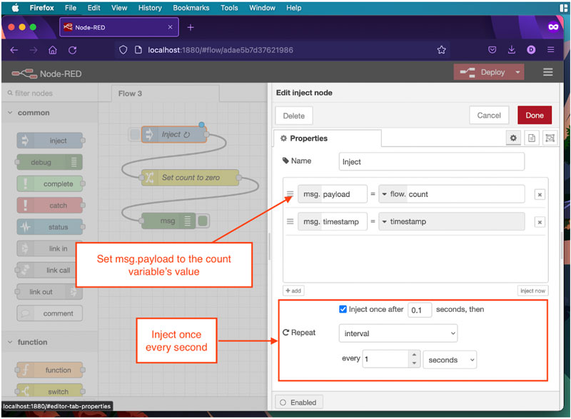 Use Variables in Node-RED Image of Use Variables in Node-RED