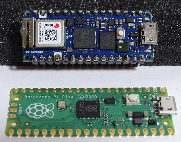 Raspberry Pi Pico vs Arduino RP2040 Connect Raspberry Pi Pico vs Arduino RP2040 Connect