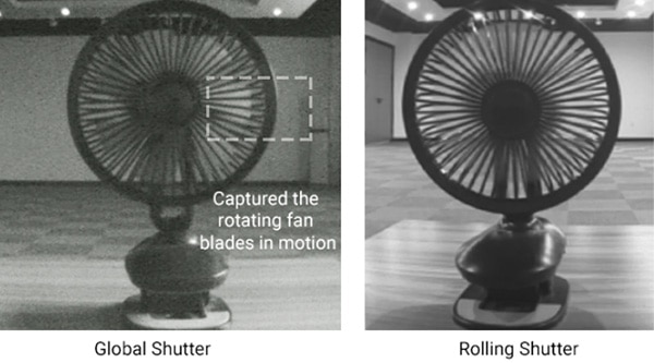 Global Shutter Camera vs Rolling Shutter Camera image of Global Shutter Camera vs Rolling Shutter Camera