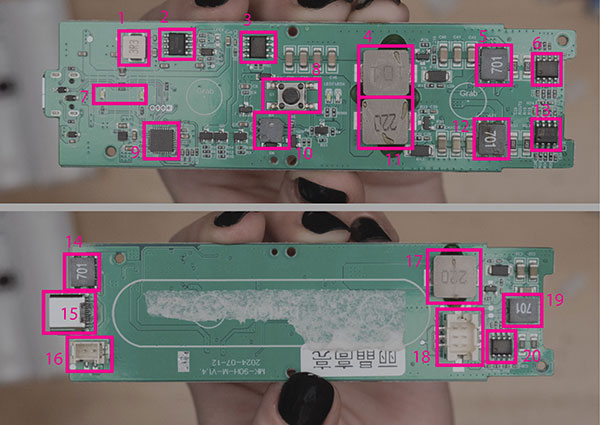 Teardown of CurrentBody Series 2 and Shark Cryoglow LED Therapy Masks Image of Teardown of CurrentBody Series 2 and Shark Cryoglow LED Therapy Masks