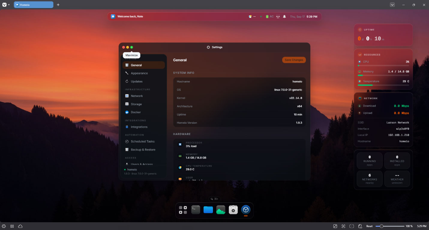 Homeio: A Friendly Starting Point for Your First Home Server Image of Homeio: A Friendly Starting Point for Your First Home Server