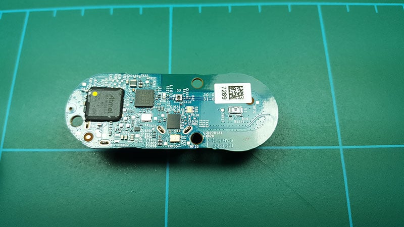 Bottom side of the PCB