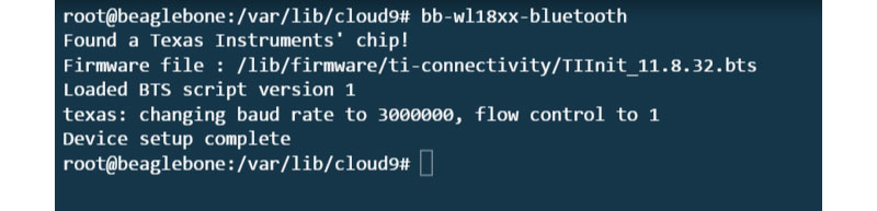 Figure 3: Load Bluetooth module Alt Text