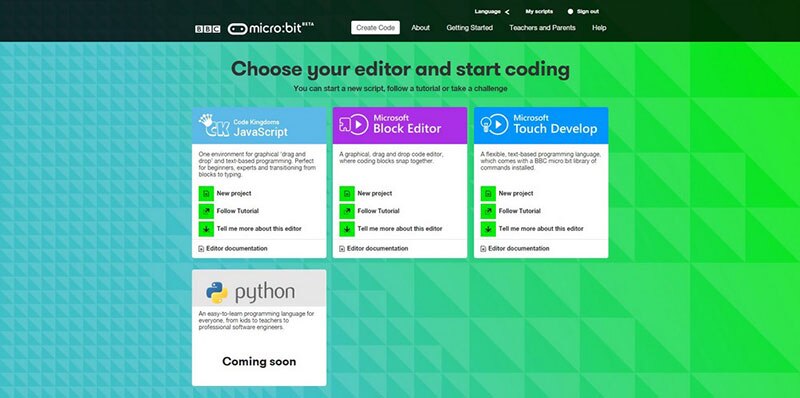 BBC micro:bit programming editors BBC micro:bit programming editors