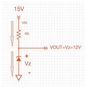 Zener Diode Regulator with Transistor Current Buffer Figure 3