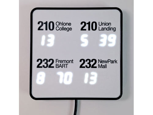 Personalized NextBus ESP8266 Transit Clock