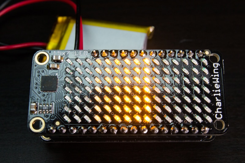 CircuitPython Hardware Charlieplex LED Matrix