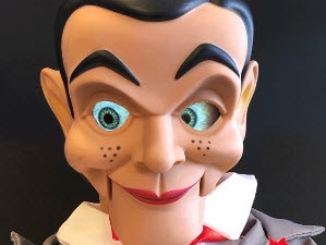 Living Ventriloquist Dummy with MONSTER M4SK Eyes