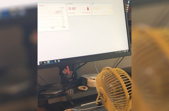PIC-IoT / Relay Click Fan Controller