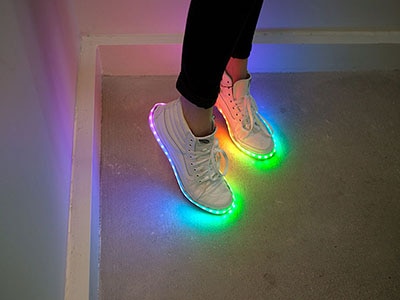 DIY Light-Up Kicks