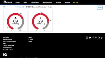 Build an IoT Thermometer with Adafruit IO WipperSnapper
