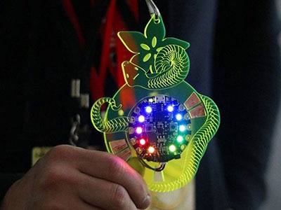 Con Badge with Circuit Playground Express