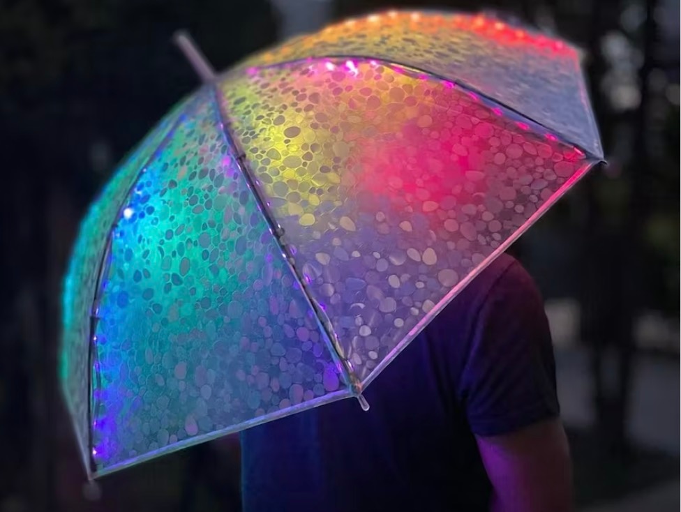 IlluminateSky - Luminous Umbrella by using M5Stack
