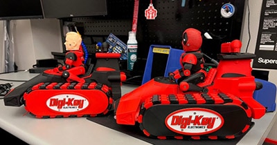 DigiKey Custom 3D Printed Death Racer RC Combat Tanks