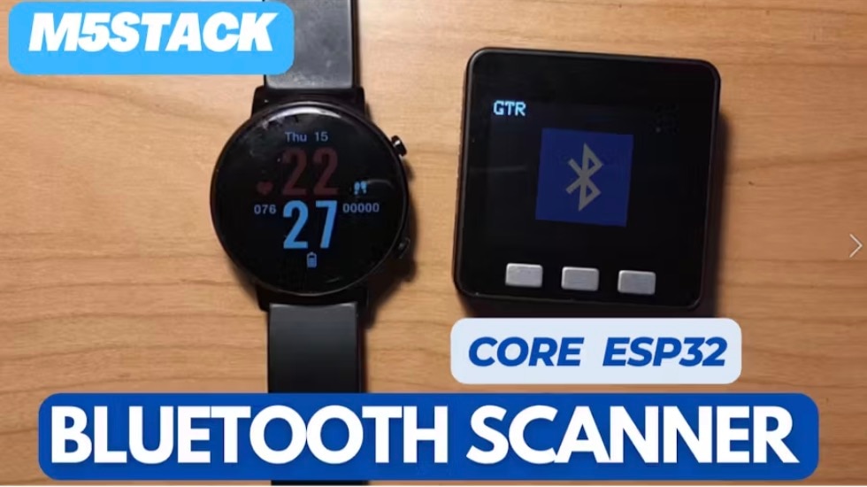 Nearby Bluetooth Devices Scanner M5Stack Core ESP32