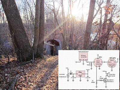 Halloween Haunted Woods Alarm Project