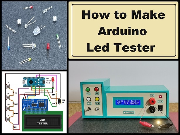 How to make Arduino LED Tester + Resistor Calculator