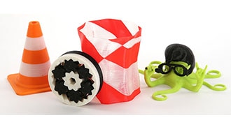 Dual-Color/Material 3D Printing with the LulzBot TAZ Dual Extruder