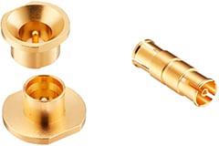 PO(M2) Series Compact Push-On Lock Coaxial Connectors