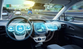 Automotive Dashboard with Holographic Displays for Advanced Technology