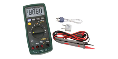 Screenshot of a Multimeter display
