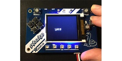 Screenshot of the of the TensorFlow Lite Microcontroller kit