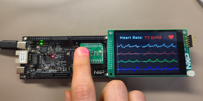 Image of Related Content Card: High-Speed Optical Heart Rate Sensor Using the MCX N94 Microcontroller