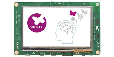 Image of The STM32F746G Discovery board